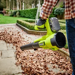 Ryobi ONE+ Cordless 18V RY18BLA-140 Blower -Garden & Outdoors ryobi one cordless 18v ry18bla 140 blower4892210203960 02i bq