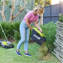 Ryobi ONE+ RLM18X33B50B Cordless 18V Rotary Lawnmower -Garden & Outdoors ryobi one rlm18x33b50b cordless 18v rotary lawnmower4892210185860 07i bq