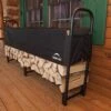 Shelterlogic Metal 2.4m Log Store -Garden & Outdoors shelterlogic metal 2 4m log store5013856997696 01i
