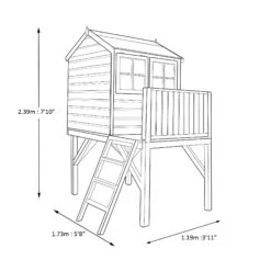 Shire 6x4 Bunny Whitewood Pine Playhouse Assembly Required 11 Shire 6x4 Bunny Whitewood Pine Playhouse Assembly Required -Garden & Outdoors shire 6x4 bunny whitewood pine playhouse assembly required5019804111732 03t
