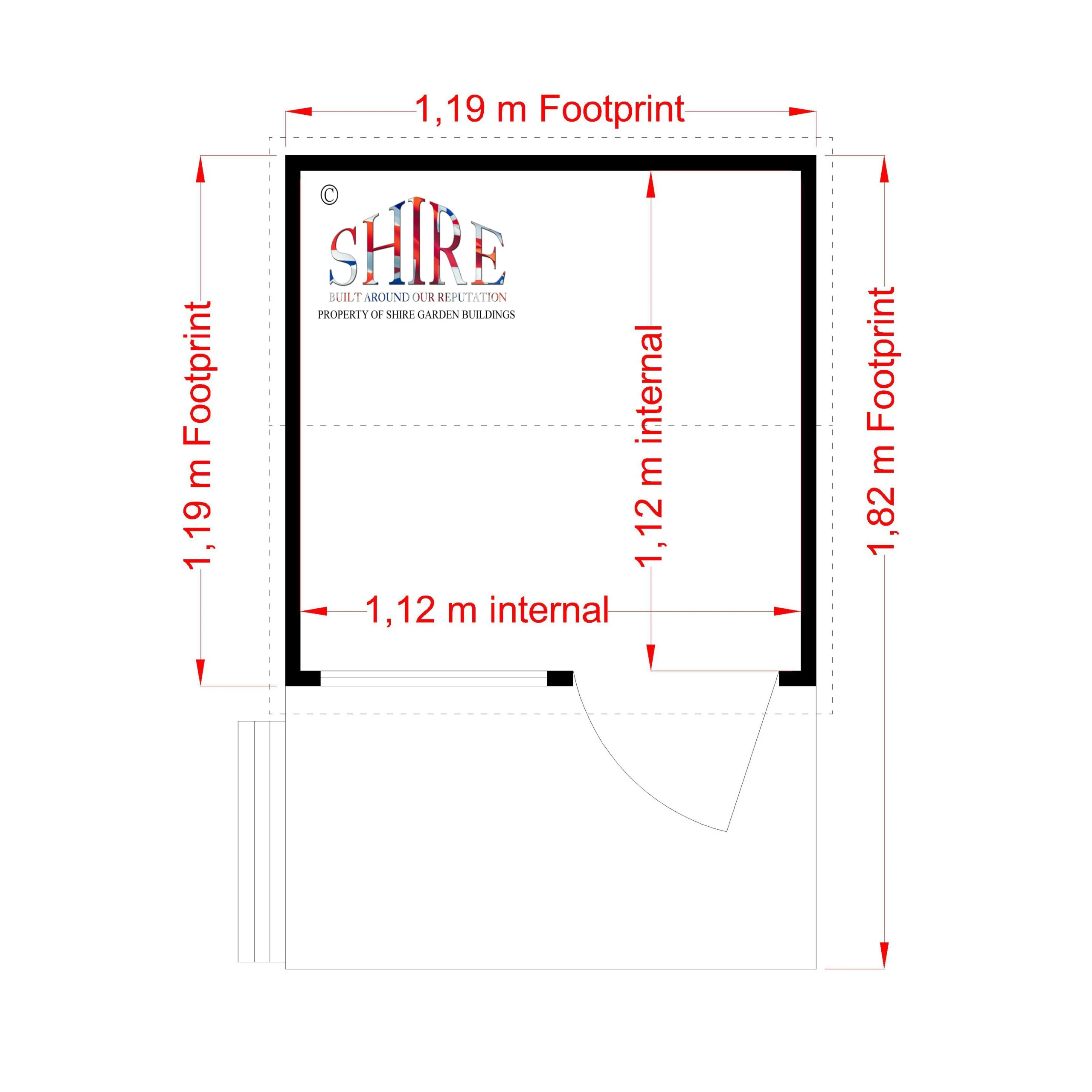 Shire 6x4 Bunny Whitewood Pine Playhouse Assembly Service Included 6 Shire 6x4 Bunny Whitewood Pine Playhouse Assembly Service Included - Image 4