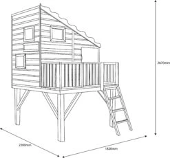 Shire 6x4 Command Post Whitewood Pine Playhouse Assembly Required -Garden & Outdoors shire 6x4 command post whitewood pine playhouse assembly required5397007006452 01t bq