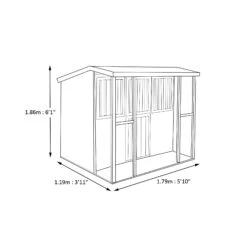 Shire 6x4 Jailhouse Whitewood Pine Playhouse Assembly Required 9 Shire 6x4 Jailhouse Whitewood Pine Playhouse Assembly Required -Garden & Outdoors shire 6x4 jailhouse whitewood pine playhouse assembly required5019804111695 03t