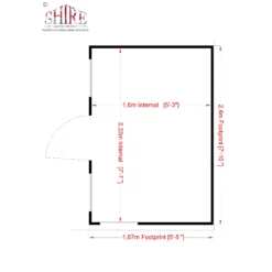 Shire 8x6 Loft Whitewood Pine Playhouse Assembly Required -Garden & Outdoors shire 8x6 loft whitewood pine playhouse assembly required5019804111770 02t