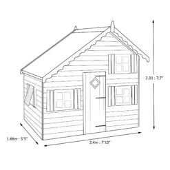 Shire 8x6 Loft Whitewood Pine Playhouse Assembly Service Included -Garden & Outdoors shire 8x6 loft whitewood pine playhouse assembly service included5019804111787 04t