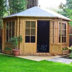 Shire Belvoir 10x10 Ft Toughened Glass Apex Tongue & Groove Wooden Cabin With Felt Tile Roof 11 Shire Belvoir 10x10 Ft Toughened Glass Apex Tongue & Groove Wooden Cabin With Felt Tile Roof -Garden & Outdoors shire belvoir 10x10 ft toughened glass apex tongue groove wooden cabin with felt tile roof5019804111220 03i bq