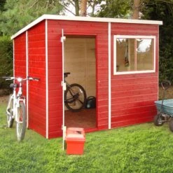 Shire Caldey 8x6 Ft Pent Shiplap Wooden Shed With Floor - Assembly Service Included -Garden & Outdoors shire caldey 8x6 ft pent shiplap wooden shed with floor assembly service included5019804668410 03i bq