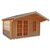 Shire Cannock 12x12 Ft Apex Tongue & Groove Wooden Cabin With Felt Tile Roof - Assembly Service Included -Garden & Outdoors shire cannock 12x12 ft apex tongue groove wooden cabin with felt tile roof assembly service included5019804111374 03c