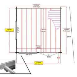 Shire Danbury 12x12 Glass Pent Tongue & Groove Wooden Cabin - Base Not Included -Garden & Outdoors shire danbury 12x12 glass pent tongue groove wooden cabin base not included5019804414710 02t