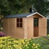 Shire Guernsey 7x10 Ft Apex Shiplap Wooden Shed With Floor -Garden & Outdoors shire guernsey 7x10 ft apex shiplap wooden shed with floor5397007006346 07bq