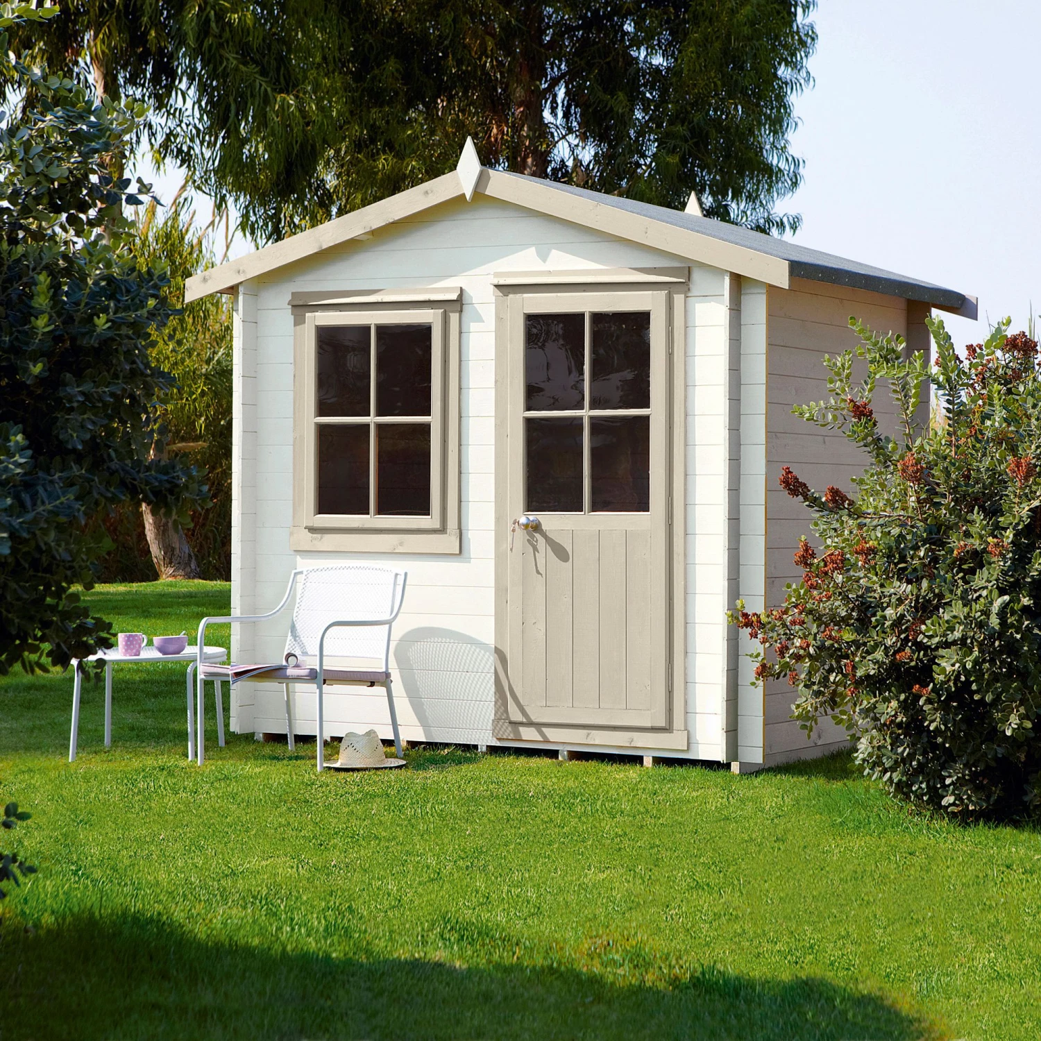 Shire Hartley 10x10 Apex Tongue & Groove Wooden Cabin (Base Included) 9 Shire Hartley 10x10 Apex Tongue & Groove Wooden Cabin (Base Included) - Image 7