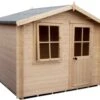 Shire Hartley 10x10 Apex Tongue & Groove Wooden Cabin (Base Included) -Garden & Outdoors shire hartley 10x10 apex tongue groove wooden cabin base included 5019804198863 03c bq