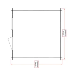 Shire Hartley 10x10 Apex Tongue & Groove Wooden Cabin (Base Included) - Assembly Service Included -Garden & Outdoors shire hartley 10x10 apex tongue groove wooden cabin base included assembly service included5019804212002 02t