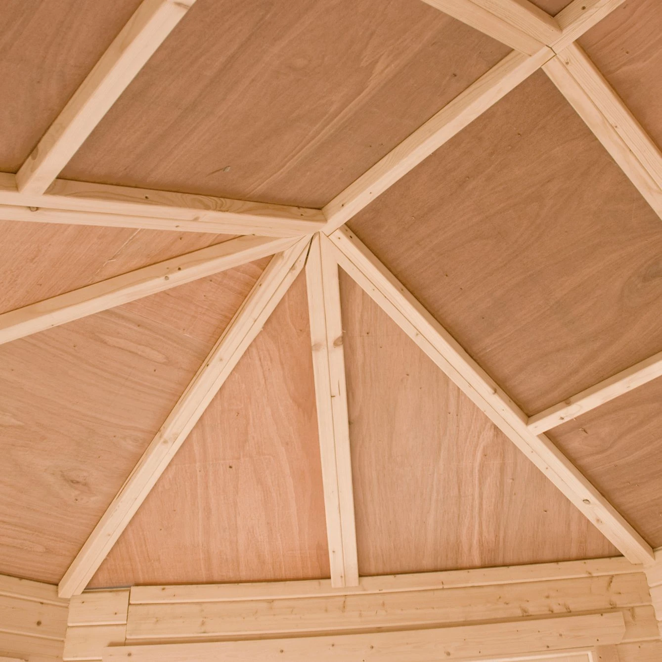 Shire Leygrove 14x10 Glass Apex Tongue & Groove Wooden Cabin - Base Not Included 4 Shire Leygrove 14x10 Glass Apex Tongue & Groove Wooden Cabin - Base Not Included - Image 2