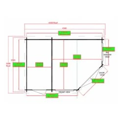 Shire Leygrove 14x10 Toughened Glass Apex Tongue & Groove Wooden Cabin 12 Shire Leygrove 14x10 Toughened Glass Apex Tongue & Groove Wooden Cabin -Garden & Outdoors shire leygrove 14x10 toughened glass apex tongue groove wooden cabin5019804111244 02t
