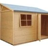 Shire Mammoth 10x10 Glass Apex Wooden Workshop - Base Not Included -Garden & Outdoors shire mammoth 10x10 glass apex wooden workshop base not included5019804103133 03c