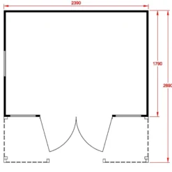 Shire Milton 8x9 Glass Apex Shiplap Wooden Summer House - Base Not Included -Garden & Outdoors shire milton 8x9 glass apex shiplap wooden summer house base not included5019804124800 02t