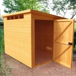 Shire Security Cabin 10x6 Ft Pent Shiplap Wooden Shed With Floor 9 Shire Security Cabin 10x6 Ft Pent Shiplap Wooden Shed With Floor -Garden & Outdoors shire security cabin 10x6 ft pent shiplap wooden shed with floor5019804112180 03i bq
