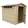 Shire Security Cabin 10x8 Ft Apex Shiplap Wooden Shed With Floor -Garden & Outdoors shire security cabin 10x8 ft apex shiplap wooden shed with floor5019804112128 01c bq