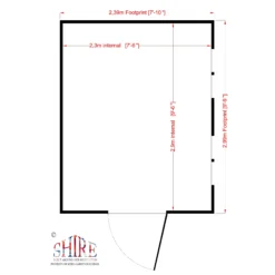 Shire Security Cabin 10x8 Ft Apex Shiplap Wooden Shed With Floor -Garden & Outdoors shire security cabin 10x8 ft apex shiplap wooden shed with floor5019804112128 02t