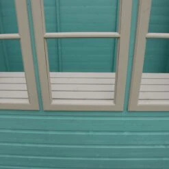 Shire Sun 10x10 Glass Pent Shiplap Wooden Summer House - Base Not Included -Garden & Outdoors shire sun 10x10 glass pent shiplap wooden summer house base not included5019804112067 05i bq