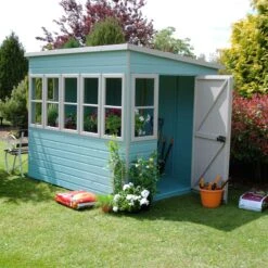 Shire Sun 8x8 Glass Pent Shiplap Wooden Summer House - Base Not Included 15 Shire Sun 8x8 Glass Pent Shiplap Wooden Summer House - Base Not Included -Garden & Outdoors shire sun 8x8 glass pent shiplap wooden summer house base not included5019804112029 01i
