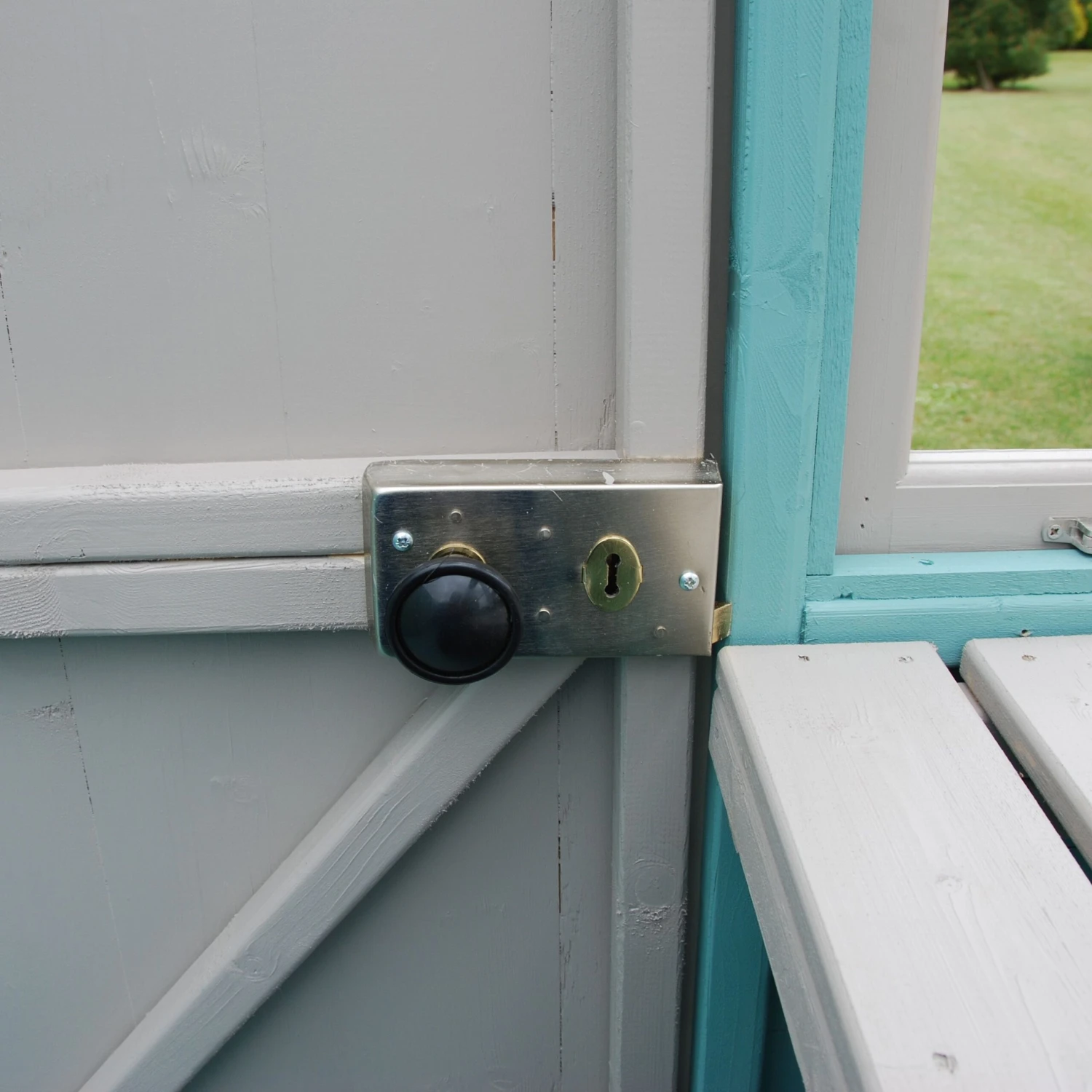 Shire Sun 8x8 Glass Pent Shiplap Wooden Summer House - Base Not Included 10 Shire Sun 8x8 Glass Pent Shiplap Wooden Summer House - Base Not Included - Image 8