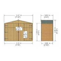 Shire Wooden Apex Bike Store -Garden & Outdoors shire wooden apex bike store5060490130361 02t bq