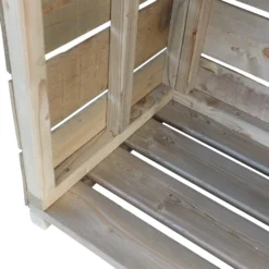 Shire Wooden Tall Log Store 9 Shire Wooden Tall Log Store -Garden & Outdoors shire wooden tall log store5060490131221 36c bq