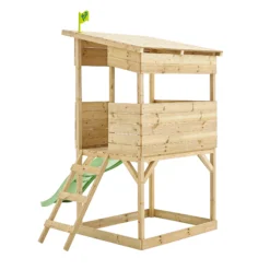 TP Toys 8x7 Tree Top Timber Tower Slide Playhouse Assembly Required -Garden & Outdoors tp toys 8x7 tree top timber tower slide playhouse assembly required5021854803543 05c bq