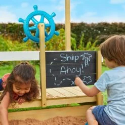 TP Toys Ahoy Wooden Playground Boat -Garden & Outdoors tp toys ahoy wooden playground boat5021854106194 01i bq