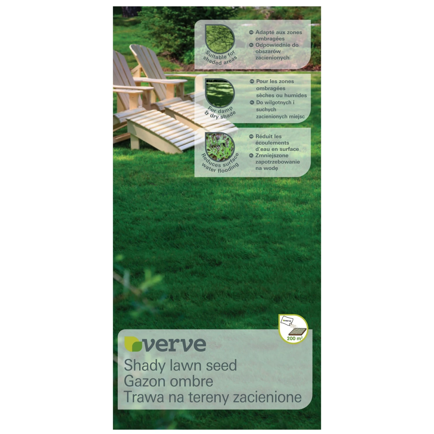 Verve Shady Grass Seeds, 5kg 3 Verve Shady Grass Seeds, 5kg