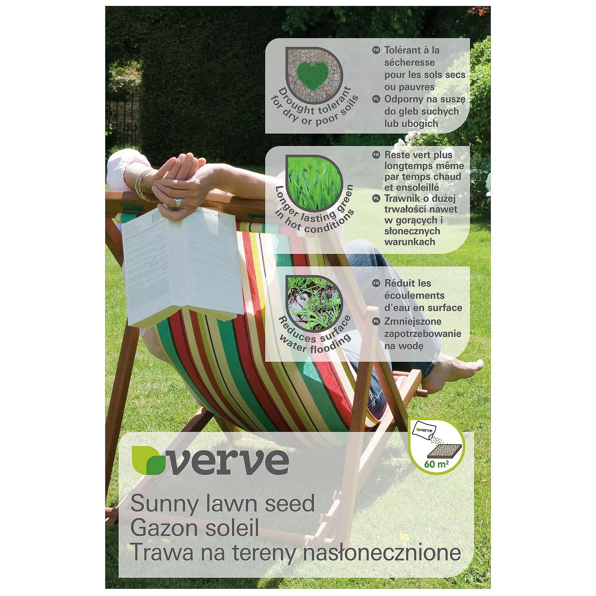 Verve Sunny Grass Seeds, 1.5kg 3 Verve Sunny Grass Seeds, 1.5kg